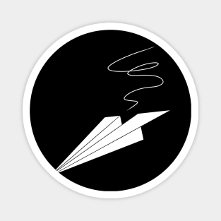 Paper Plane Icon Magnet